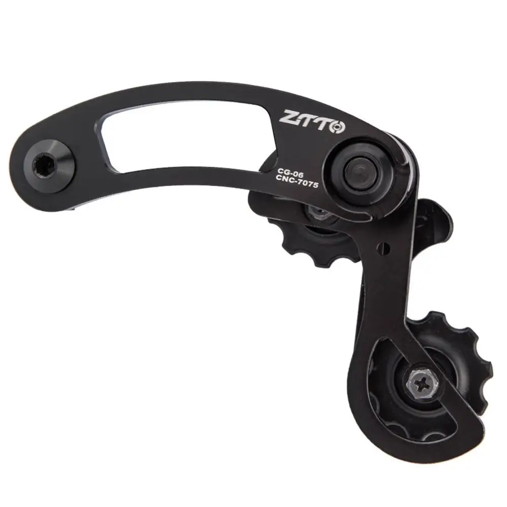 

E-bike Bicycle Single Speed Derailleur Bicycle Chain Tensioner for Hanger Mount Dropout Adjustable Pulley Jockey Wheel