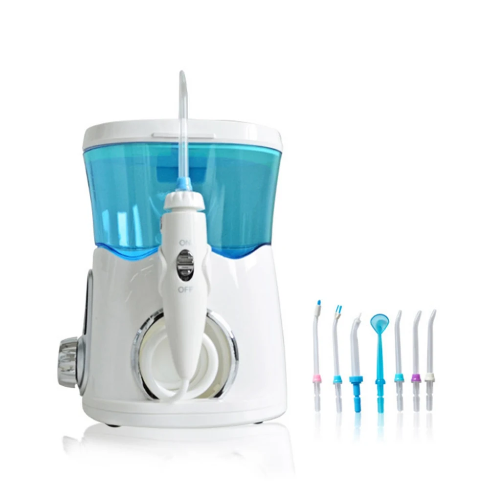 TINTON LIFE-169 FDA Water Flosser With 7 Tips Electric Oral Irrigator Dental Flosser 600ml Capacity Oral Hygiene For Family