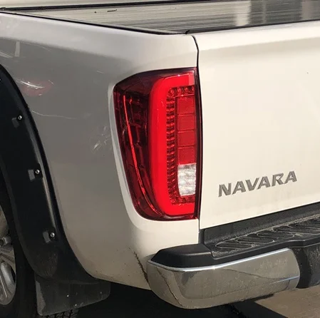 Red Cover 1 компл. Задние фонари для Nissan Navara Np300 светодиодные задние фонари заднего хода стояночный Задний сигнал тормоза - Цвет: Red Cover