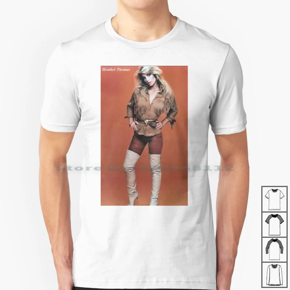 Coboys Thomas Nice T Shirt 100% Cotone Classic Old Tv Sexy Drama Heather Hottime Show Fall Guy 80S Vintage Movie Hot Pink