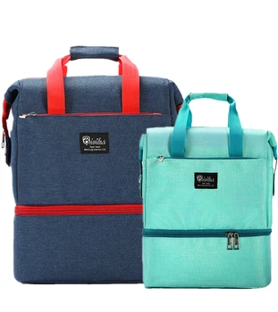 

New Mommy Backpack Large Cooler Bag Waterproof Thicken Insulated Bag Container Delivery Lunch Bag Trave Organizer Ice Pack