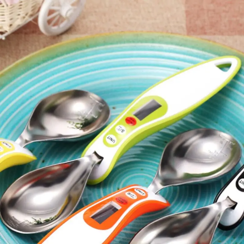 Kitchen Scales LCD Digital Measuring Spoon For Salt Soup Coffee Powder g/ml/oz