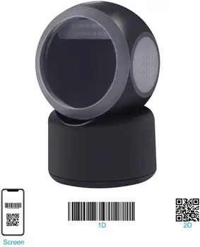 

Barcode Scanner Omnidirectional Hands-Free Automatic USB Barcode scanne Platform，Automatic Image Sensing Barocde