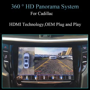 

2016-2017 XT5 Original Panoramic Parking Assist System Car 360 Degree Reversing Image 360 Panorama Camera Solution For Cadillac