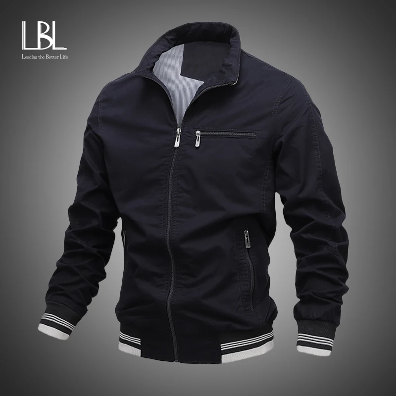 Military Windbreaker Jackets Vintage Mens Harajuku Fashion Cargo Hip-Hop-Autumn New