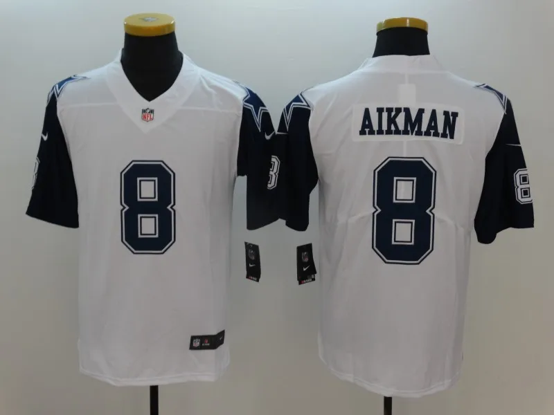 High quality,Dallas s Troy Aikman Tony Romo Roger Staubach Emmitt Smith Morris Claiborne for mens Jersey - Цвет: Хаки