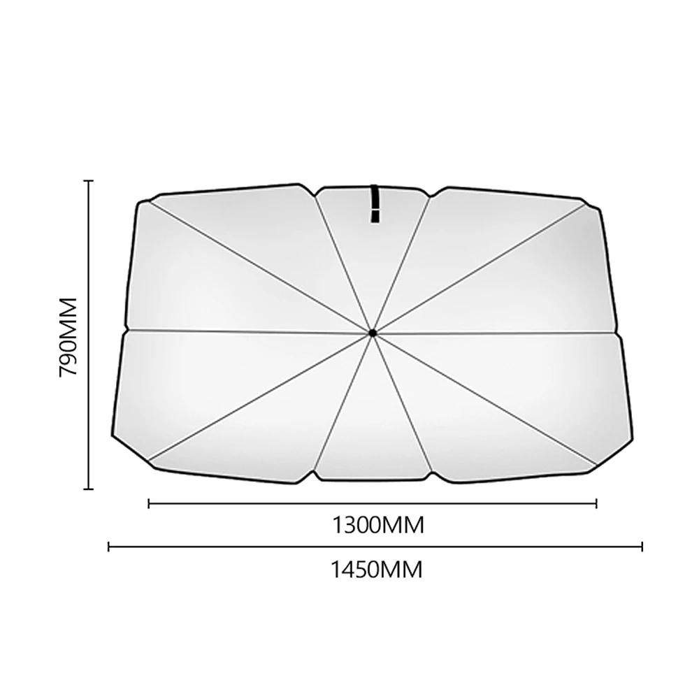 Windshield Sun Protector with Parasol mechanics Zadiak