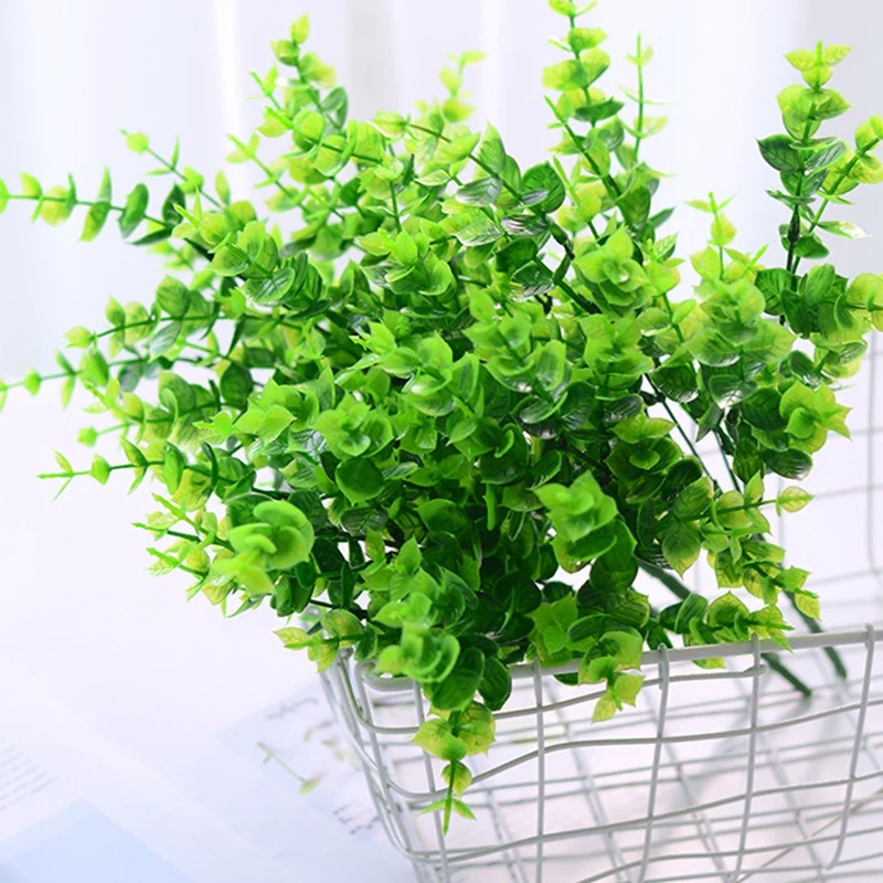 

10 Pcs Artificial Farmhouse Greenery Boxwood Shrubs Stems for Home Farmhouse Garden Office Wedding Indoor Outdoor Decor