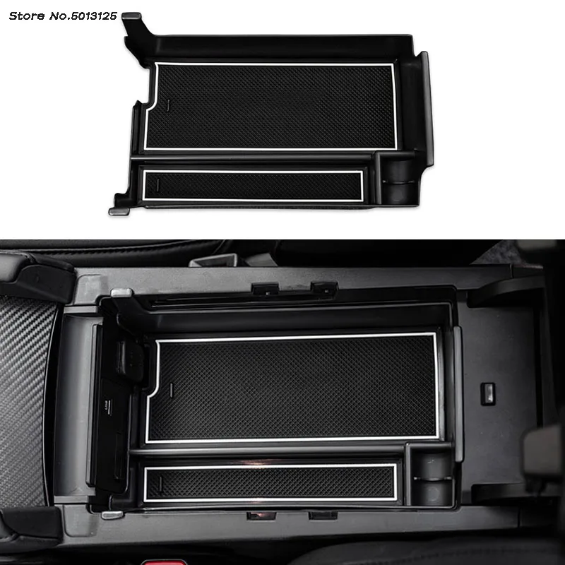 

Car Central Armrest Storage Box Container Car Tray Glove Box Case For Mazda 3 Axela 2019 2020 Car Accessories