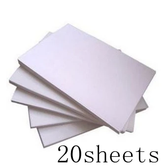 Утюг на струйной керамической сублимационной бумаге A4 297x210 мм керамической и стеклянной теплопередачи бумаги - Цвет: 20sheets