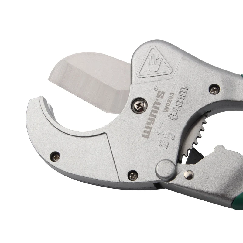 ПВХ Труборез 0-64 мм нож режет SK5 стальной трубчатый резак алюминиевый корпус трещотка ножницы для резки ПВХ/ПУ/ПП/ПЭ шланг