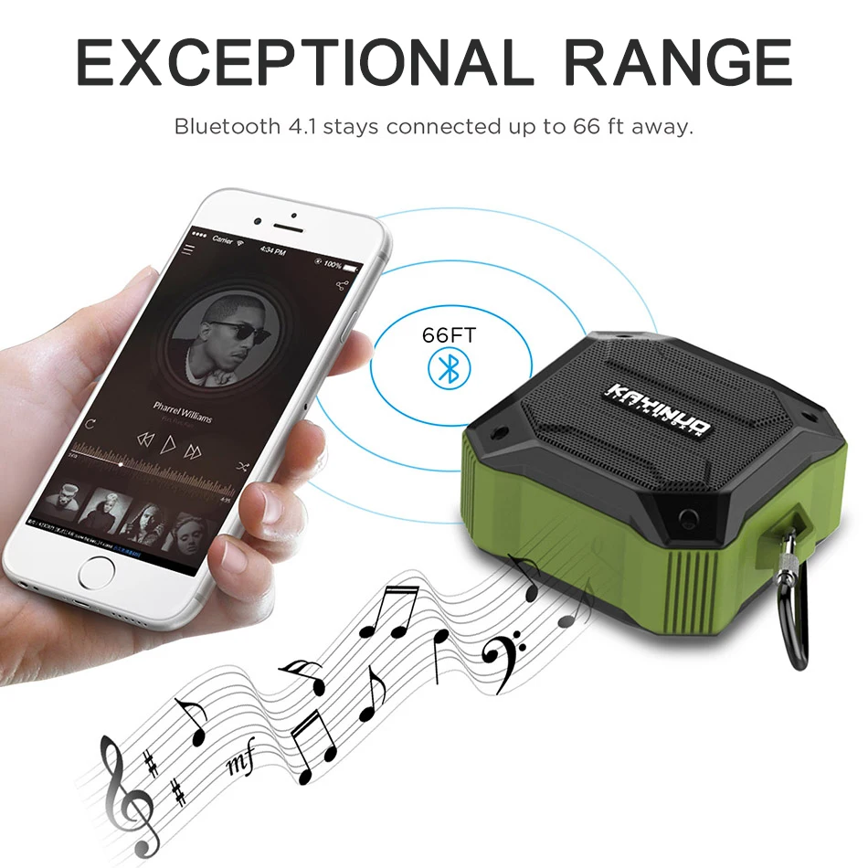 TWS портативный открытый Bluetooth громкий динамик IPX7 водонепроницаемый динамик беспроводной стерео динамик s для телефона компьютер ТВ Поддержка TF/AUX