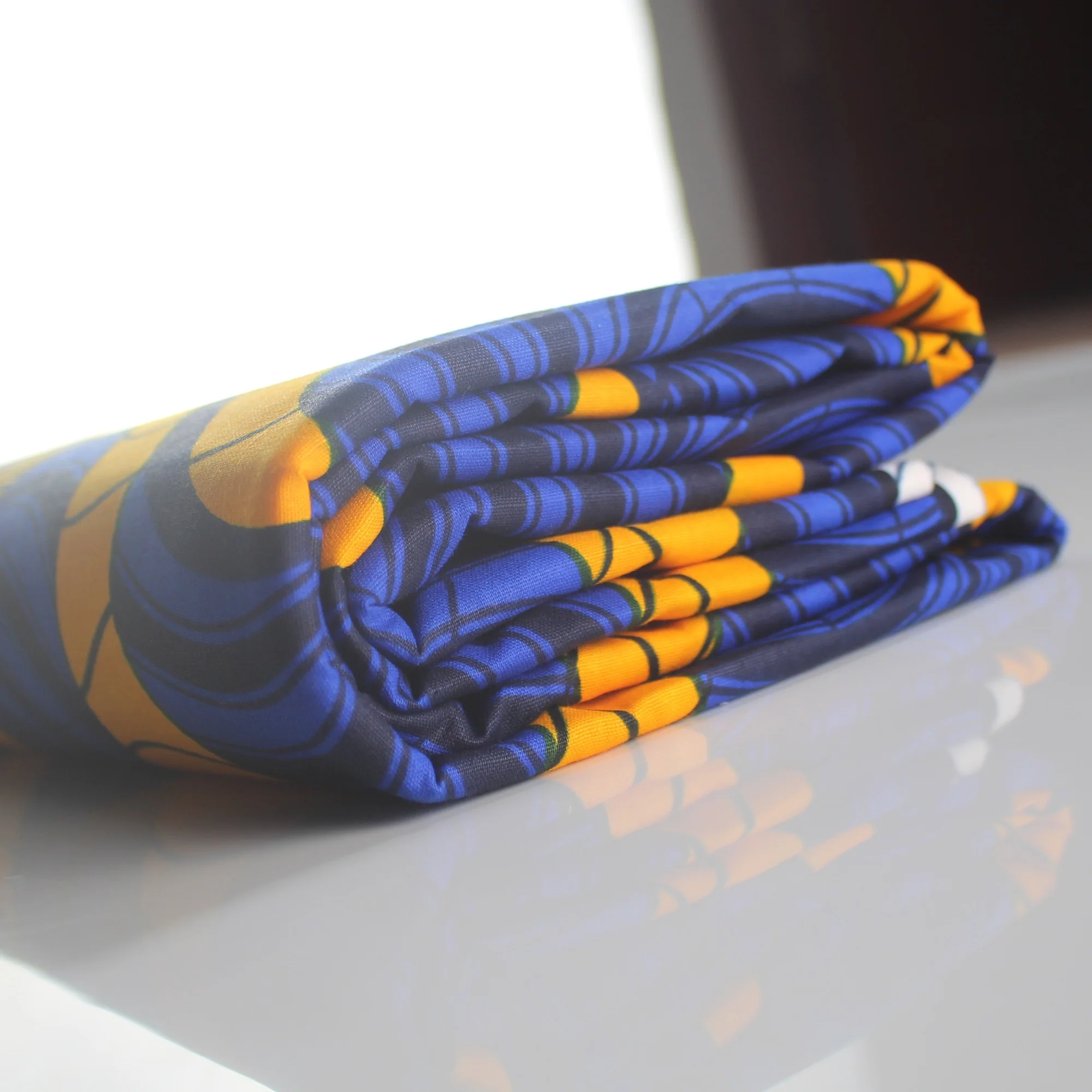 Хлопок африканские восковые ткани с принтом подсолнуха красочные DIY Швейные ткани 6 ярдов