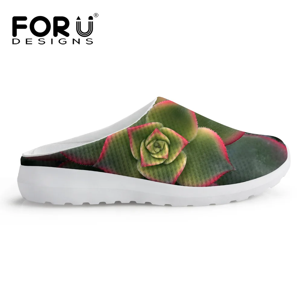 

2019 Pattern Printed Hole Slippers Men's Casual Summer Home Anti-slip Home Drag