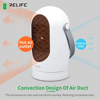 

RELIFE RL-502 3s Fast Heating Desktop Heater Intelligent Temperature Control Office Heating Stove Radiator Warmer Machine