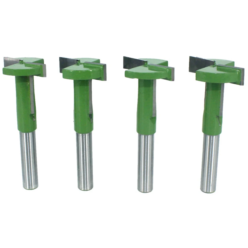 

4PCS Set 8mm Shank T-Slot Router Bit Straight Edge Slotting Milling Cutter Cutting for Wood Woodworking Handle MC02089