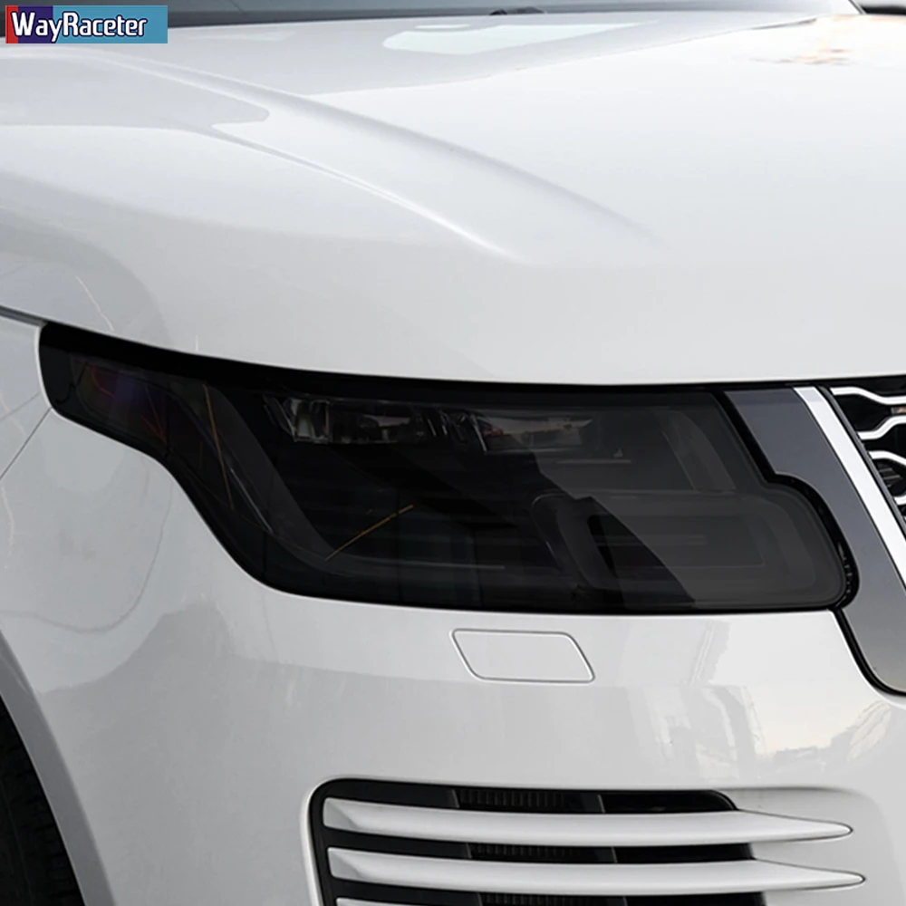

Car Headlight Protective Film Headlamp Transparent Black TPU Sticker For Land Rover Discovery Sport Range Rover Evoque Velar