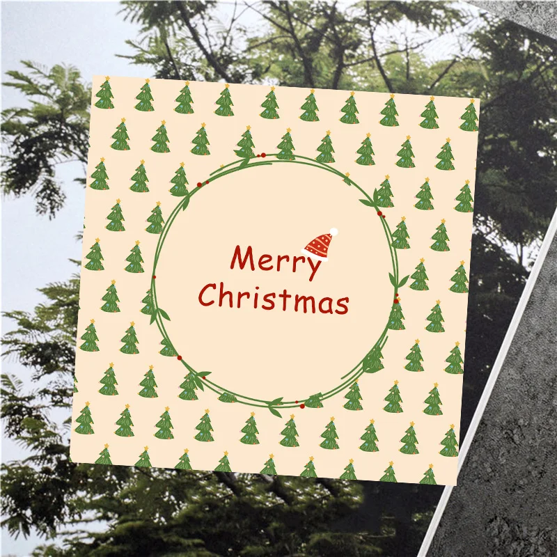 

100 Pieces,5CMx5CM, Custom Personalized, Wedding Stickers, Candy Favors Gift Boxes Labels,Christmas sticker, Greeting Cards