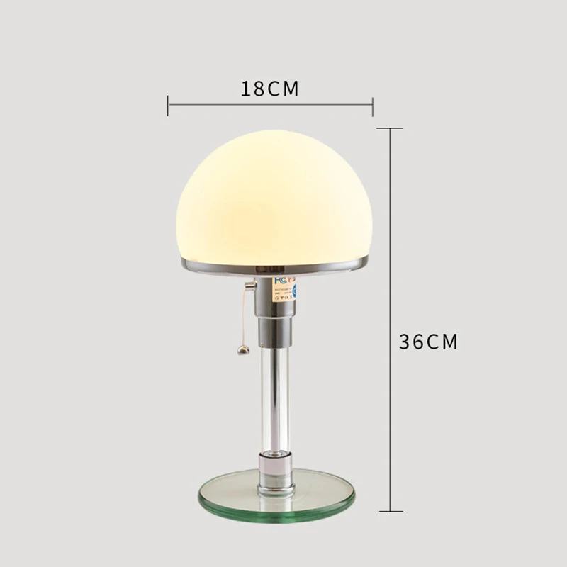 Derfor Site line Hysterisk morsom Modern Led Table Lamp Designer Bauhaus Lamp Nordic Bedroom Bedside Simple  Glass Desk Lamp For Living Room Light Fixture Lighting - Table Lamps -  AliExpress