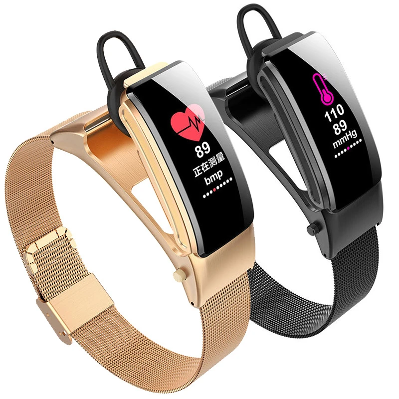 

B31S Sports Smart Call Bracelet Watch Bluetooth Headset AI Color Touch Screen Heart Rate Blood Pressure Blood Oxygen Bracelet
