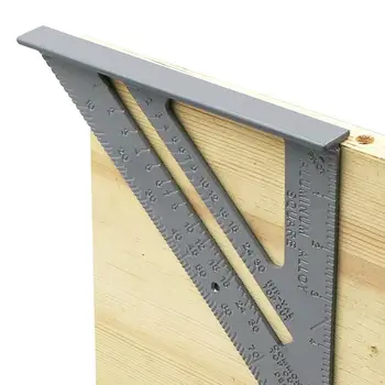 

Carpenter Measurement Square Ruler 90 Degree Thickening Angle Rule Aluminum Alloy Triangle Ruler60