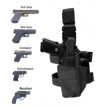

Universal Airsoft Tactical Drop Leg Thigh Gun Pistol Holster Military Glock Beretta Handgun Pouch Holster Hunting Accessories