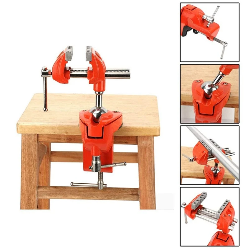 Tools Machine Tools & Accessories 360° Rotating Vise Adjustable 70mm