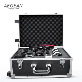 

High Quality Rolling Luggage Engineering/Instrument box Portable toolbox Suitcase Wheel Multifunction Trolley Travel Bag