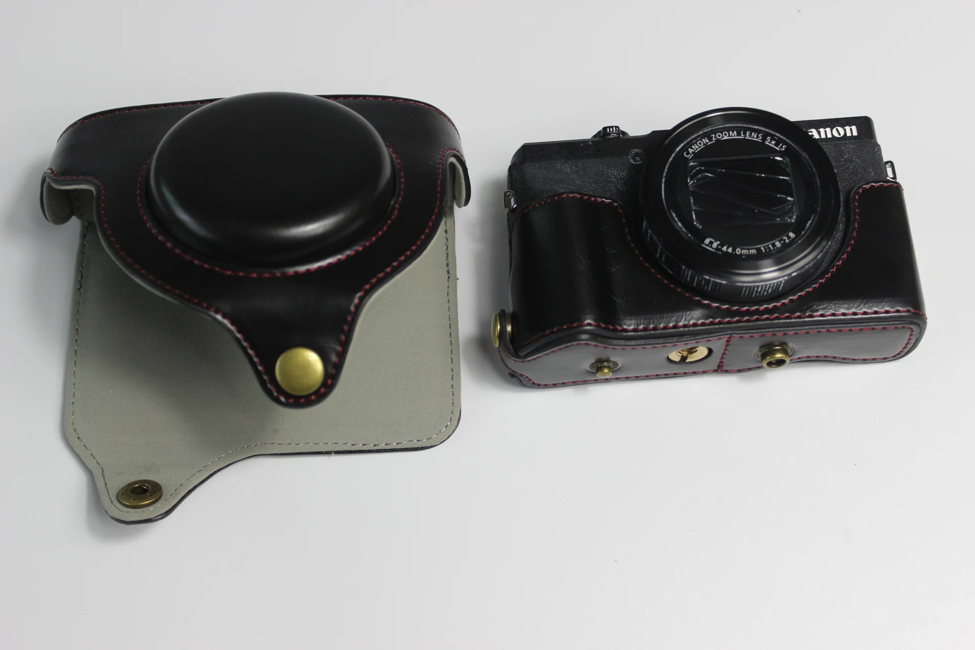 Роскошный чехол для камеры PU кожаный чехол для камеры Canon Powershot G5X G5X II G5XII G5X Mark II с ремешком мини-Чехол