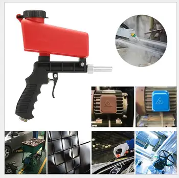 Zandstralen Zand Blaster Gun Kit Hand Held Draagbare Zwaartekracht Pneumatische Valve Blaster Spot Blaster Media Blaster Voor Ontroesten Zandstralen Zand Blaster Gun Kit Hand Held Draagbare Zwaartekracht Pneumatische Valve Blaster Spot Blaster Media Blaster Voor Ontroesten