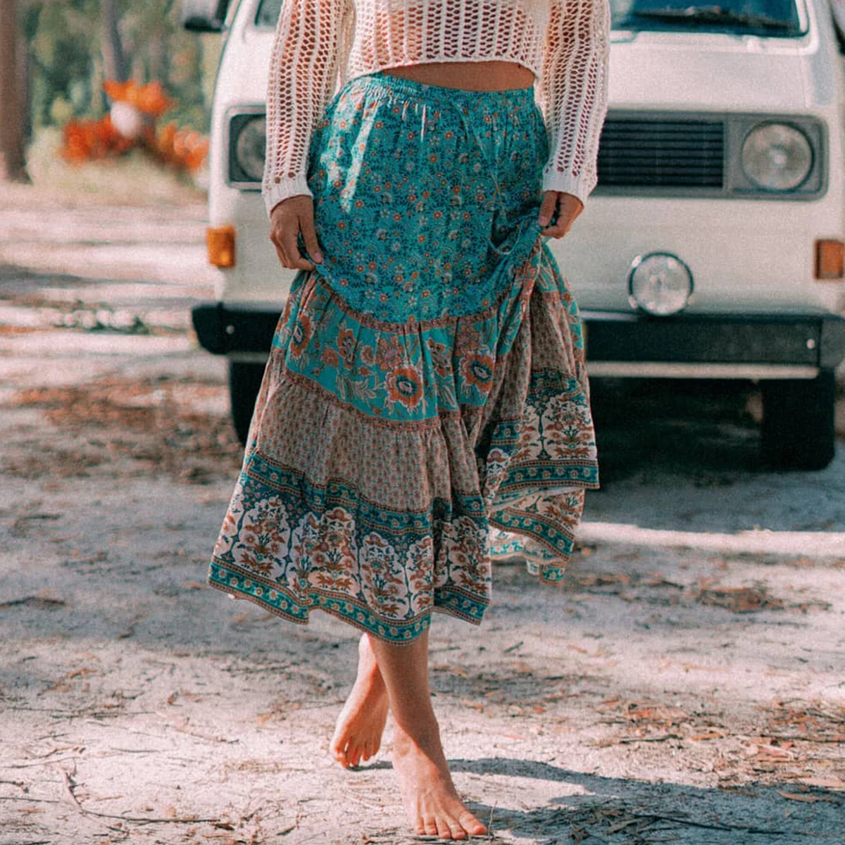skirts boho