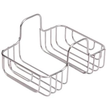 

Drain Stainless Steel Stand Shelf Holder Storage Drying Organizer Dishcloth Home Sponge Hanging Basket Kitchen Sink Dish Rack