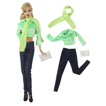 

Lady Fashion Outfit Set for Barbie Blyth 1/6 MH CD FR SD Kurhn BJD Doll Clothes Accessories