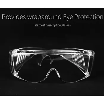 

Anti-Spitting Safety Goggles Protective Anti-Fog Glasses Isolation Breathable Anti-Spit Goggles Fully Clear Vision Color Box