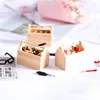 1/12 Mini Repair Tools Hammer Wrench Wooden Toolbox Doll Furniture Model for Miniature Dollhouse Accessoreis Boy Play Tool Games 6