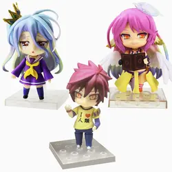 Аниме 794 # Широ Джибрил фигурка нет игры нет жизни Nendoroid Sora 652 & Shiro 653 ПВХ фигурка Коллекционная модель игрушки