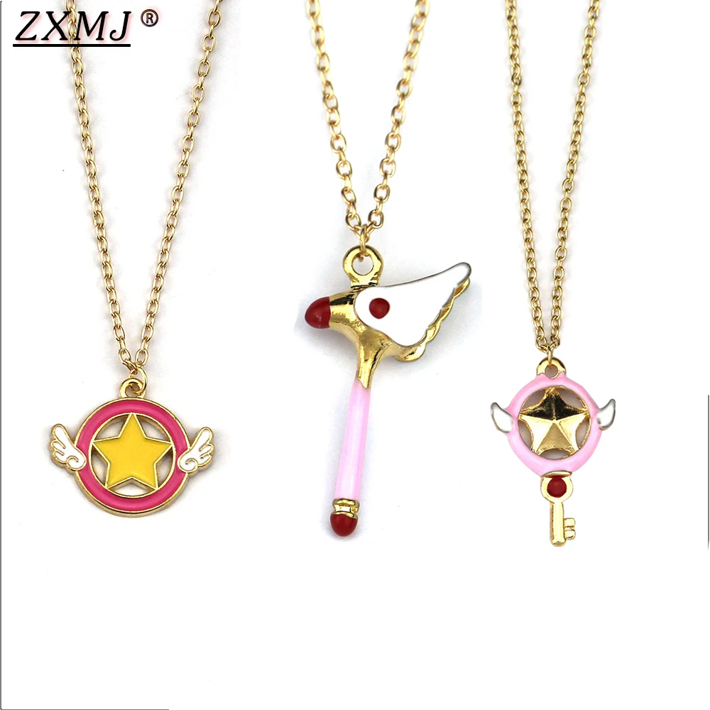 ZXMJ аниме Cardcaptor Сакура ожерелье моряка мультфильм косплей карты Captor звезды