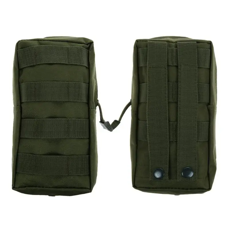 Green Color Тактическая Сумка Molle, сумка для повседневного использования, сумка для жилета, рюкзака, пояса для охоты на открытом воздухе, поясная сумка, военная сумка для страйкбола, аксессуары для игр - Цвет: Green Color