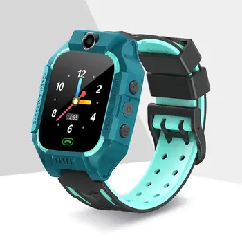 

E12 Anti-lost LBS Location SOS Call Camera Fitness Smart Watch for Kids Children Silicone 128x128 Pixels RDA8955 2G Quad-Band