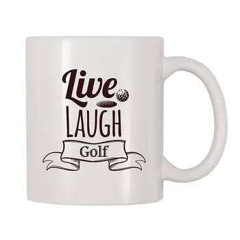 

Live Laugh Golf Coffee Mug (11 oz)