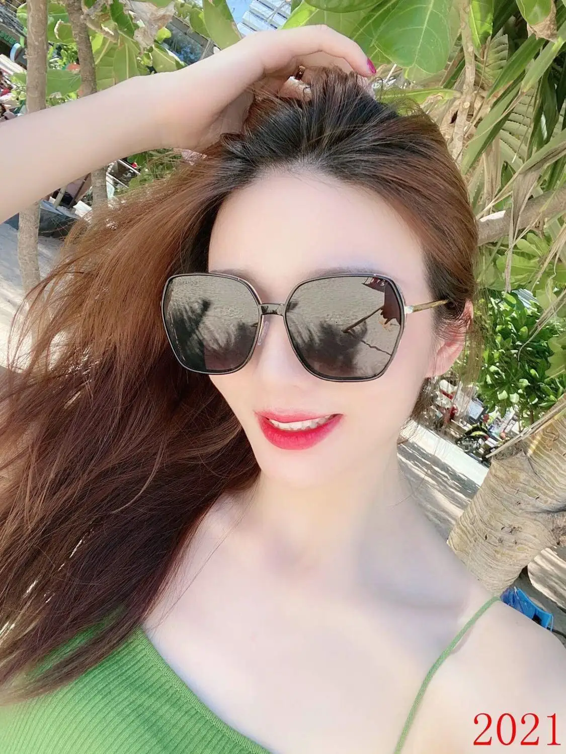 

Fashion Oversized Square Sunglasses Women C Brand Designer Elegent Lady Polarized Sun Glasses Best Quality Eyewear Gafas de sol