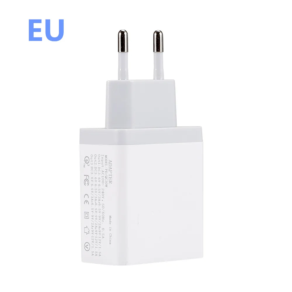 QC 3,0+ PD 36 Вт быстрое зарядное устройство для Apple MacBook iPhone Быстрая зарядка мобильного телефона планшета универсальный ЕС США Великобритания разъем Qc 3,0 PD зарядное устройство
