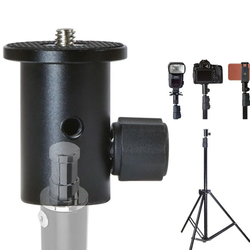 Camera Light Stand Conversion Head Flash Bracket Adapter Mount 1/4 For Umbrella Holder Photography Equipment Accessories | Инструменты