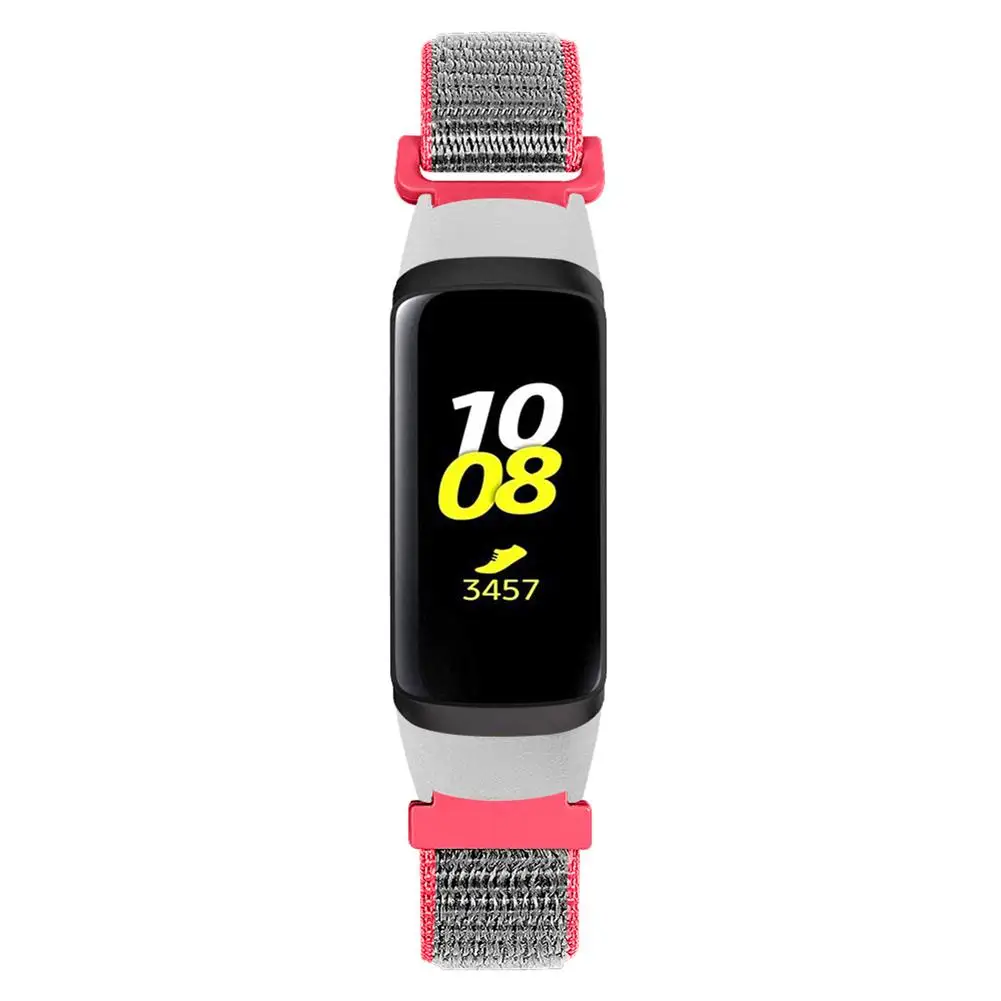 Нейлоновый сменный ремешок для часов Ремешок для samsung Galaxy Fit M-R370 Браслет совместим с samsung Galaxy Fit R370 - Цвет ремешка: Pink