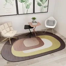Современный Овальный ковер в скандинавском стиле для гостиной, большой геометрический Коврик и ковры для спальни, детский игровой коврик, напольный коврик для ванной комнаты, домашний Коврик для двери