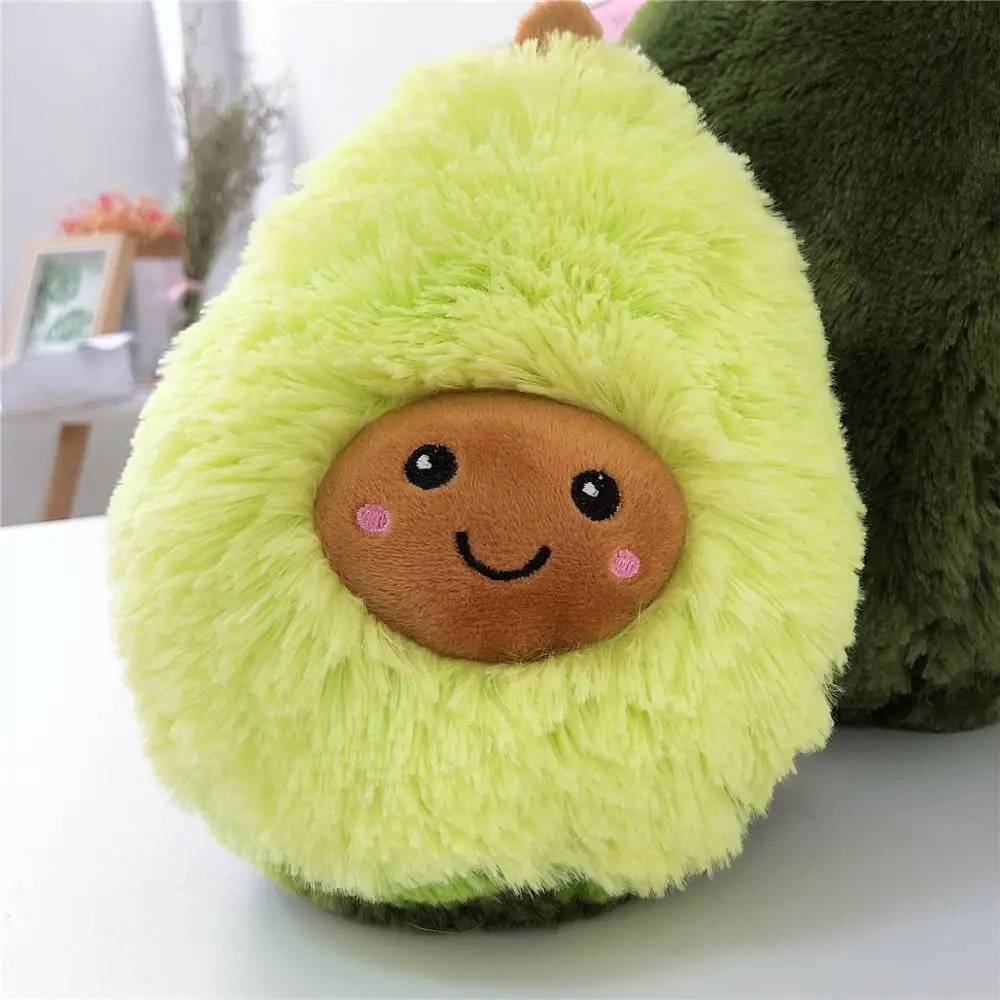 

20/30/40cm Soft Cartoon Doll Comfort Food Avocado Plush Fruit Plush Plant Toy Cartoon Doll Pillow Kids Gift Stuffed Warm Doll