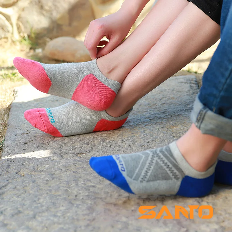 Santo 1 Pair Summer Sock Slippers Quick Drying Breathable Outdoor Socks Men Palm-slip Women For Camping Hiking Trail Running