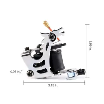 

Coil Tattoo Machine Kit with Power Supply Needles for Beginner Shading Lining GXMC