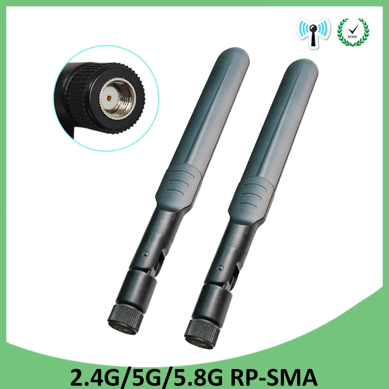 

20pcs 2.4GHz 5GHz 5.8Ghz Antenna 5dBi RP-SMA Connector Dual Band wifi Antena aerial SMA female wireless router 2.4 ghz 5.8 ghz