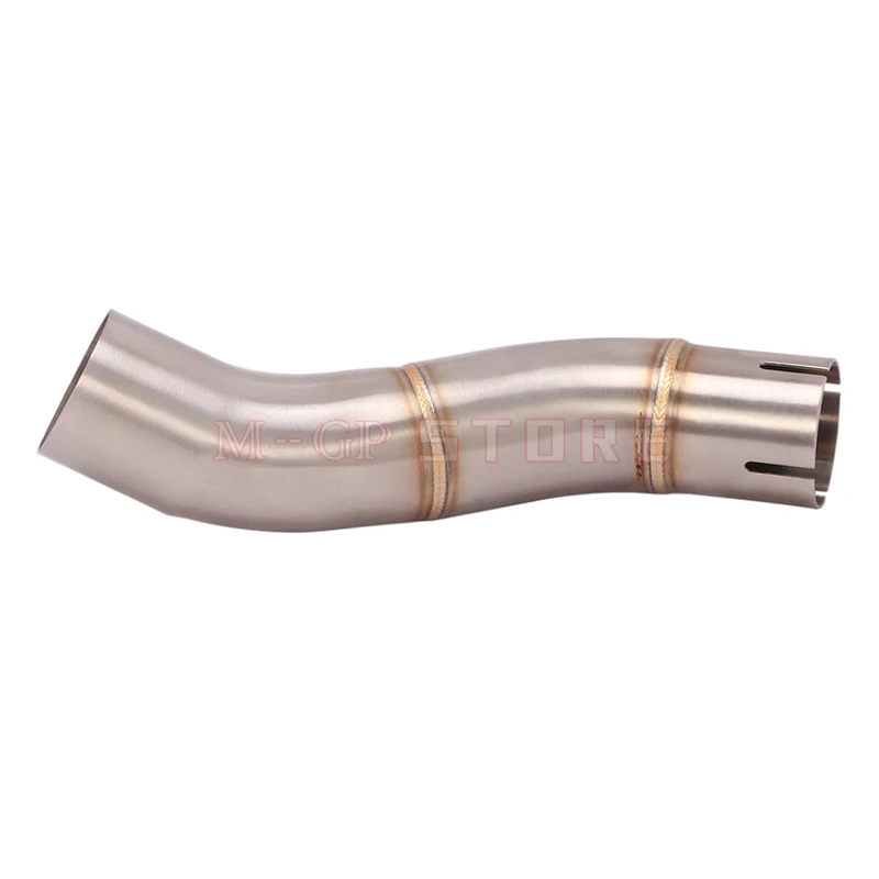 Slip On Motorcycle Exhaust Side Row Connecting Modified Mid Link Pipe